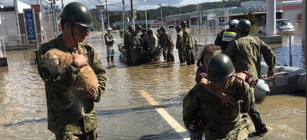 Continúan labores de búsqueda en Japón tras tifón Hagibis