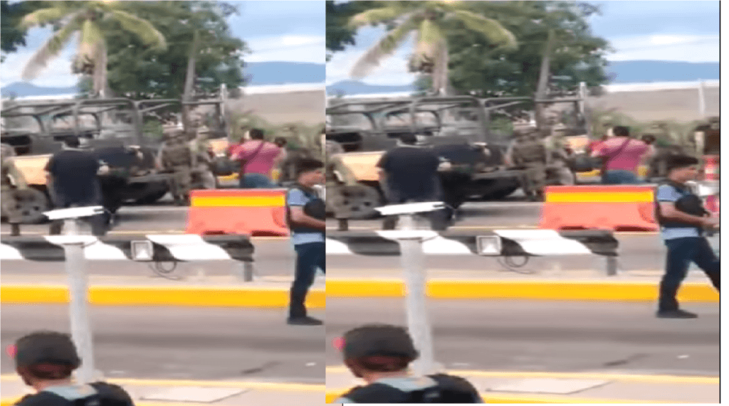 Difunden video donde militar choca el puño con sicario; fin a la guerra entre el gobierno y el narco (VIDEO)