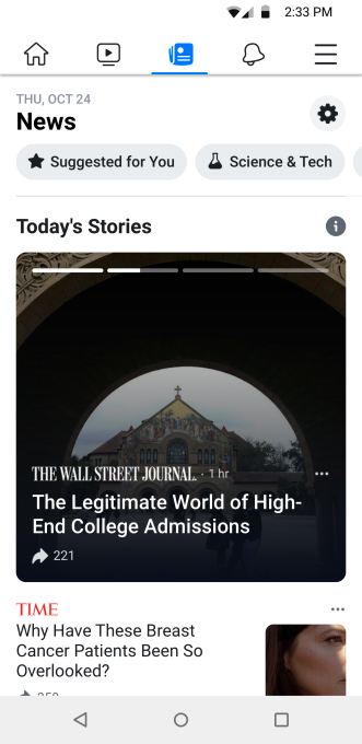 Noticias de Facebook Noticias de Facebook