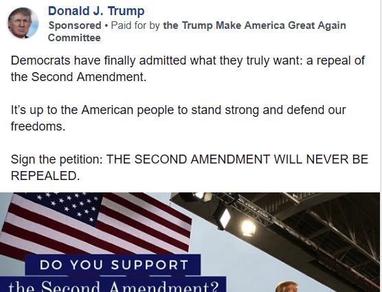 Anuncio de Trump Anuncio de Trump