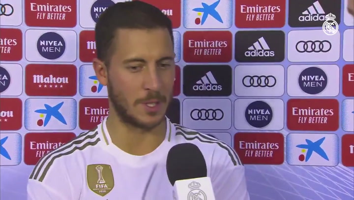 Hazard habla sobre su primer gol en el Bernabéu Hazard habla sobre su primer gol en el Bernabéu