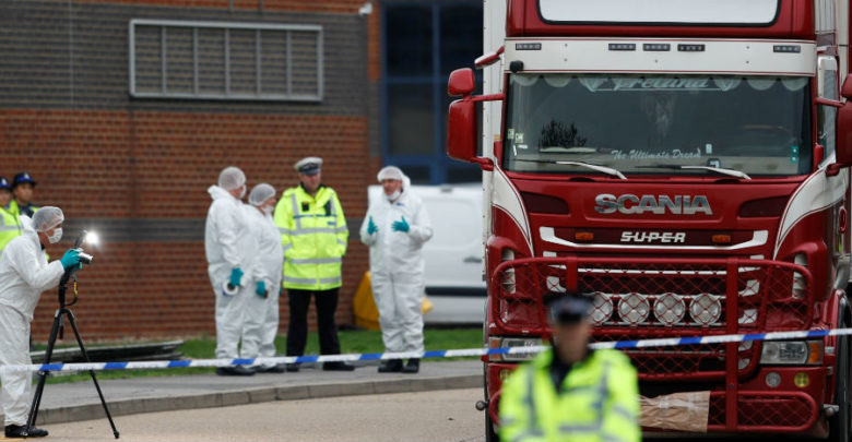 Identifican como ciudadanos chinos a los 39 cuerpos encontrados en un camión en Essex