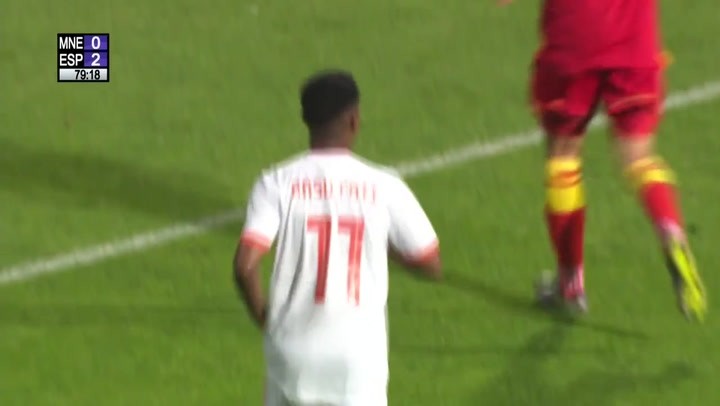 Así fue el debut de Ansu Fati con España en la sub-21 Así fue el debut de Ansu Fati con España en la sub-21