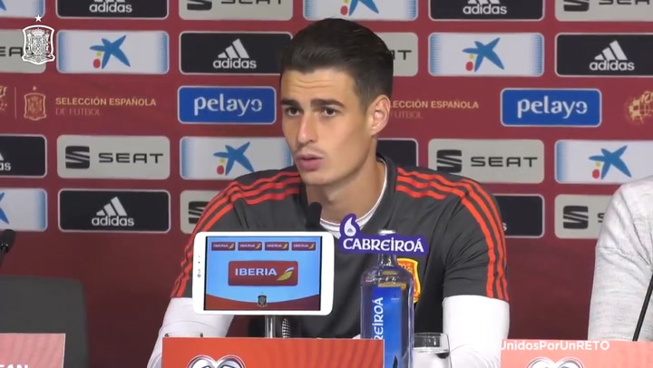 Las frases más destacadas de Kepa con la selección