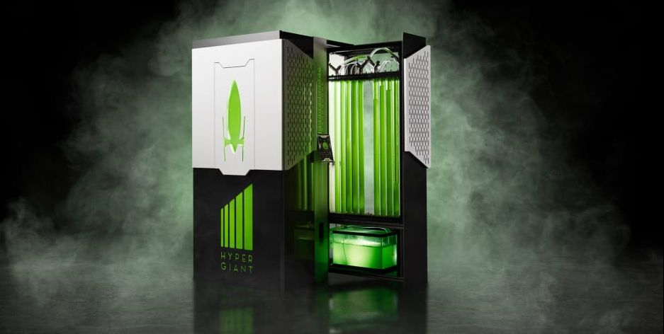 La máquina que usa algas para comer dióxido de carbono