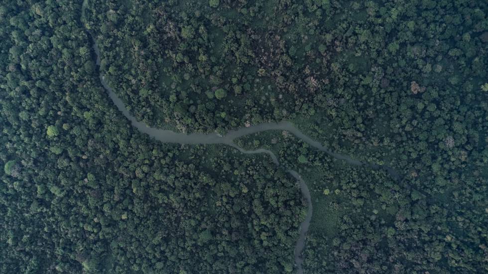 Río Lacantún en la Reserva De Montes Azules
