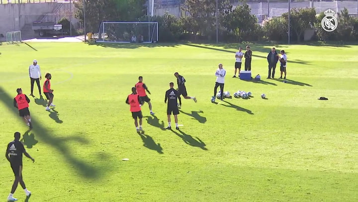 Segunda sesión de la semana en la Ciudad Real Madrid Segunda sesión de la semana en la Ciudad Real Madrid