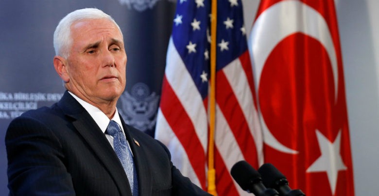 Pence anuncia cese al fuego de Turquía en Siria
