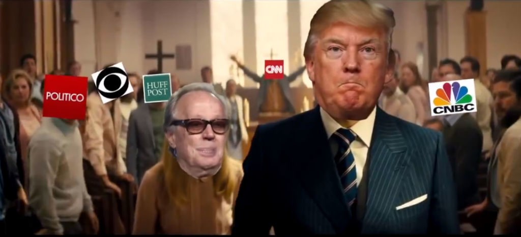 Pro-Trump promueven violencia contra medios y opositores a través de video manipulado | Imágenes