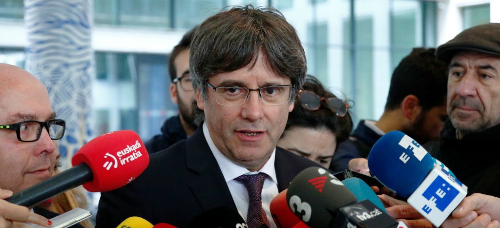 Puigdemont comparece voluntariamente ante la justicia belga y queda en libertad