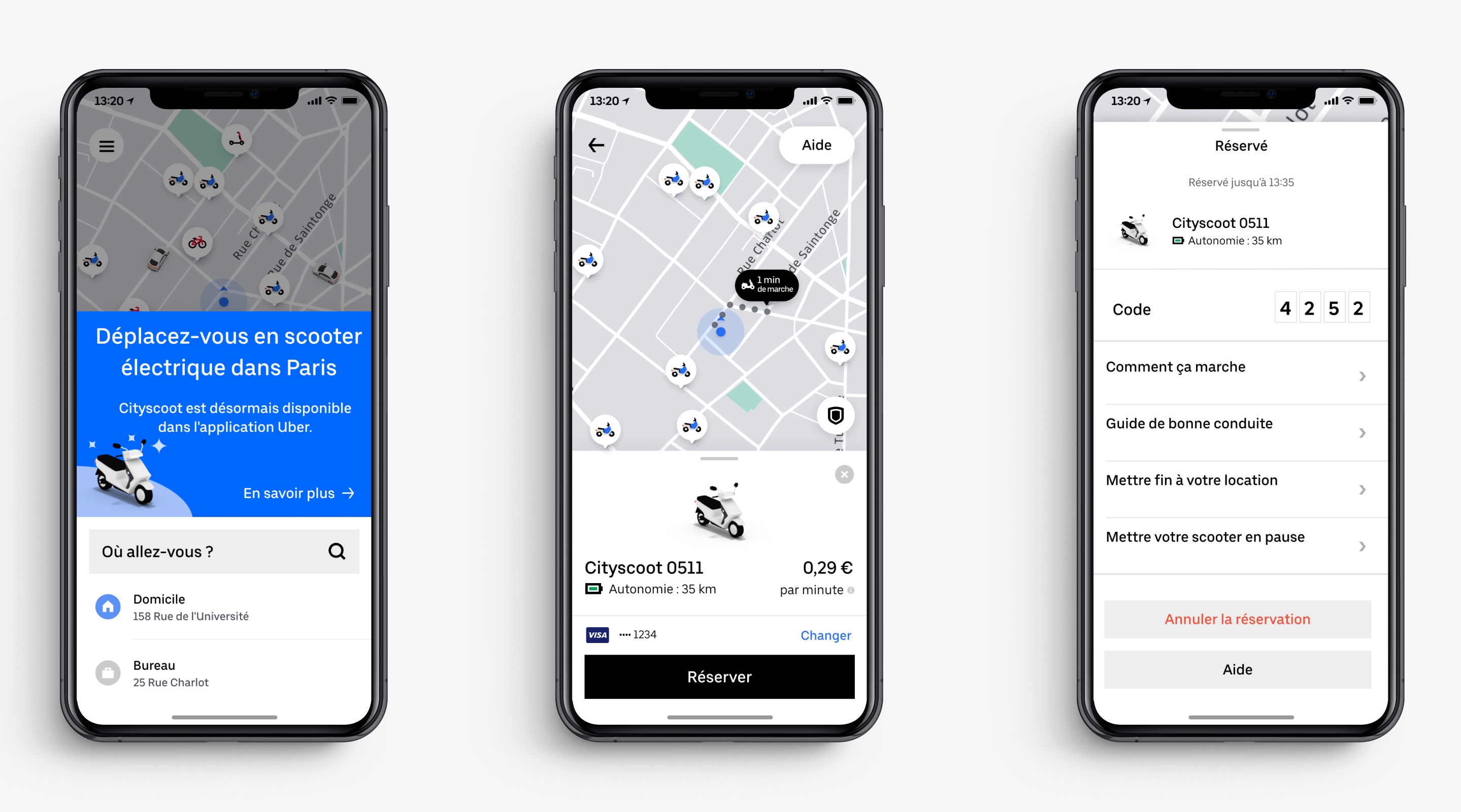 Cityscoot Uber Cityscoot Uber
