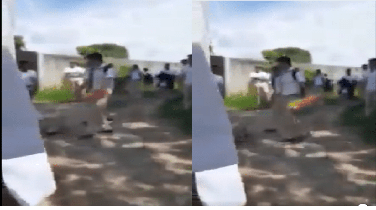 VIDEO: Mató alumno a su compañero de escuela, en una riña afueras de una secundaria, lo noqueó