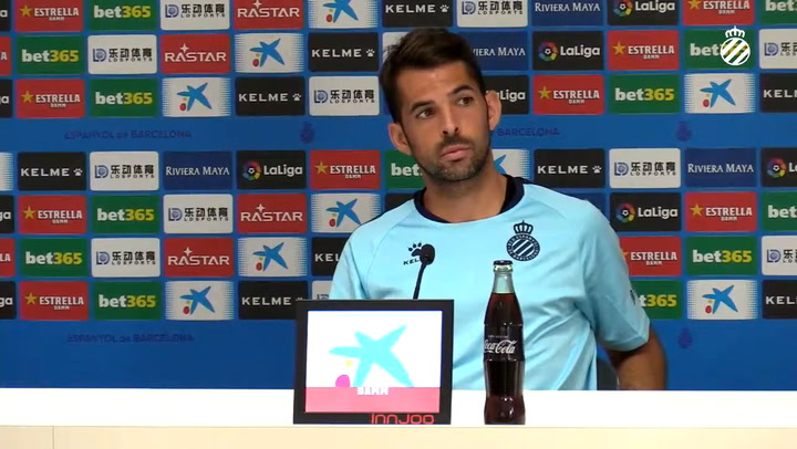 La rueda de prensa de Víctor Sánchez (Espanyol)