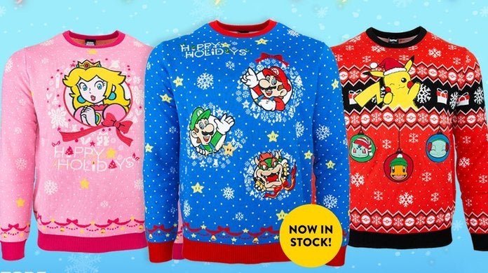 nintendo-feo-navidad-suéteres
