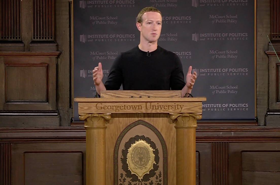 Discurso Zuckerberg Georgetown Discurso Zuckerberg Georgetown
