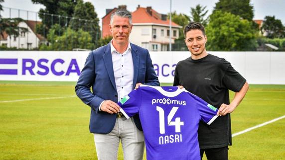 Nasri llegó este verano al Anderlecht (@rscanderlecht)