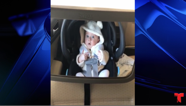 [TLMD - NATL] Viral: reacción de un bebé dentro de lavado de autos