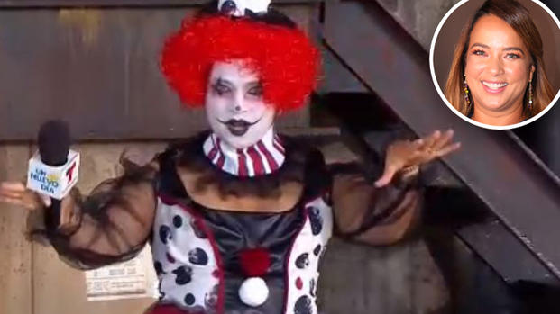 [TLMD - LV] Payasa asesina: el espeluznante disfraz de Adamari para Halloween