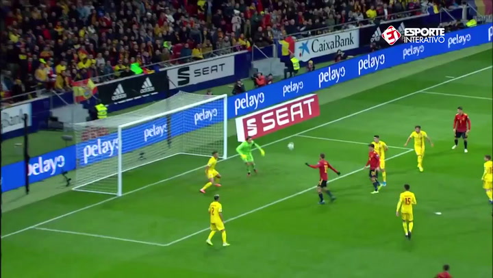 Gol de Fabián Ruiz en el España - Rumanía (1-0)