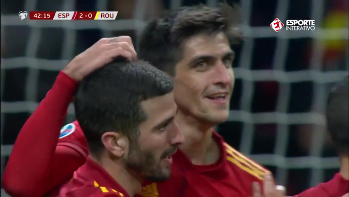 Gol de Gerard Moreno en el España - Rumanía (3-0)