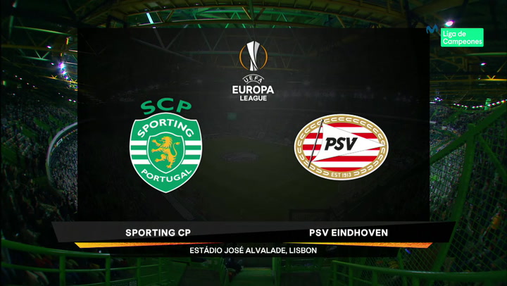 Europa League Resumen y Goles del Sporting Lisboa-PSV