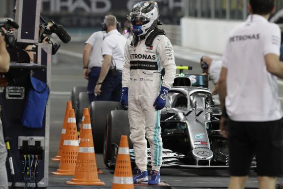 Valtteri Bottas este viernes en el Yas Marina