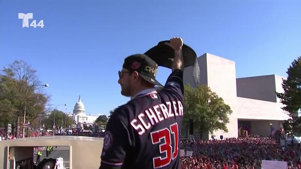 Los mejores momentos del desfile de campeones de los Nats