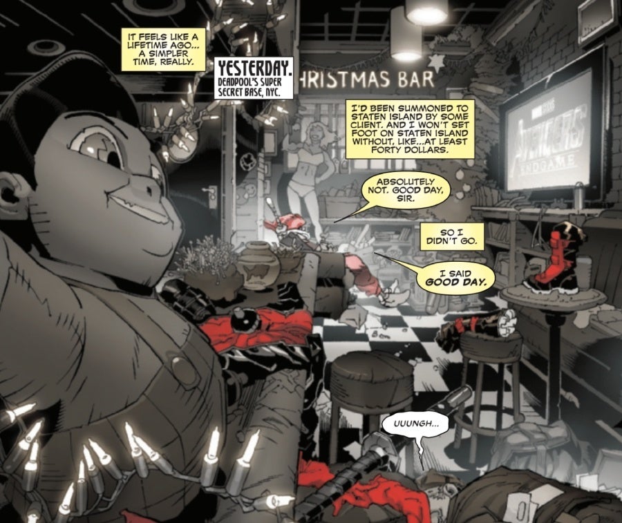 deadpool 1 vengadores final juego huevo de pascua