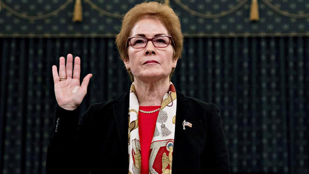 Testifica exembajadora de Estados Unidos ante Ucrania