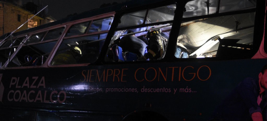 Detienen a chofer que presuntamente causó choque en la México-Pachuca