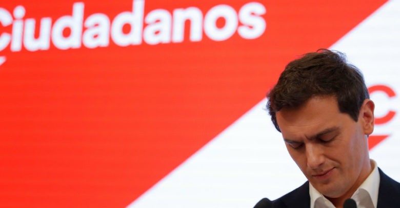 Dimite Albert Rivera, líder de Ciudadanos, tras fracaso electoral en España