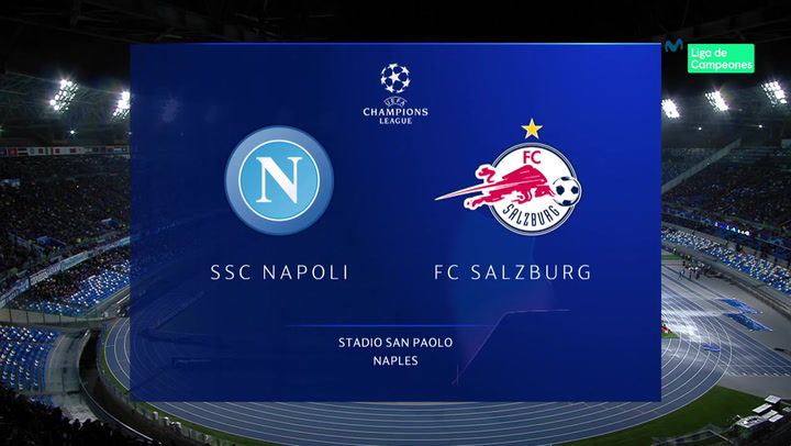 Champions League: Resumen y Goles del Nápoles - Salzburgo Champions League: Resumen y Goles del Nápoles - Salzburgo