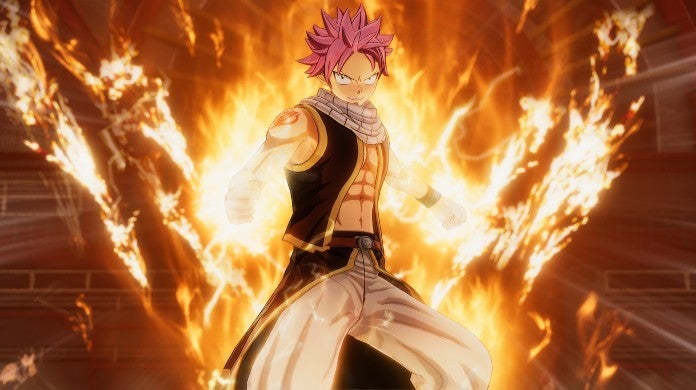 Juego de Fairy Tail Lightning Fire Dragon Mode Natsu
