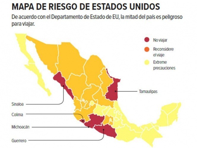 Estados Unidos alerta a sus funcionarios no viajar a Querétaro por inseguridad que aquí se vive