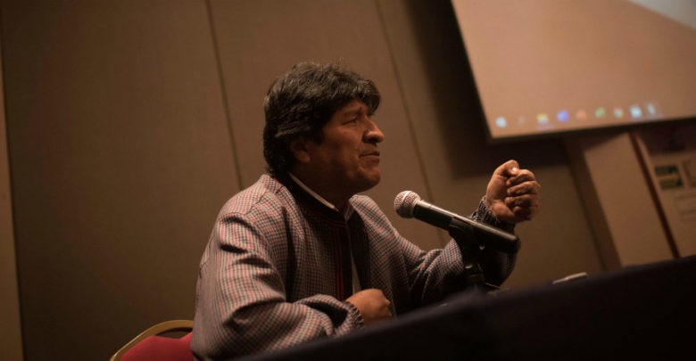 Gobierno de facto miente; dificultó salida de mis hijos: Evo Morales
