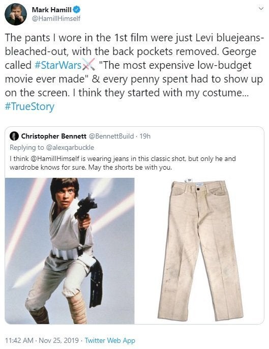 guerra de las galaxias una nueva esperanza luke skywalker pantalones jeans guerra de las galaxias una nueva esperanza luke skywalker pantalones jeans