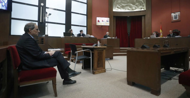 Quim Torra enfrenta juicio por desobediencia; podría ser inhabilitado