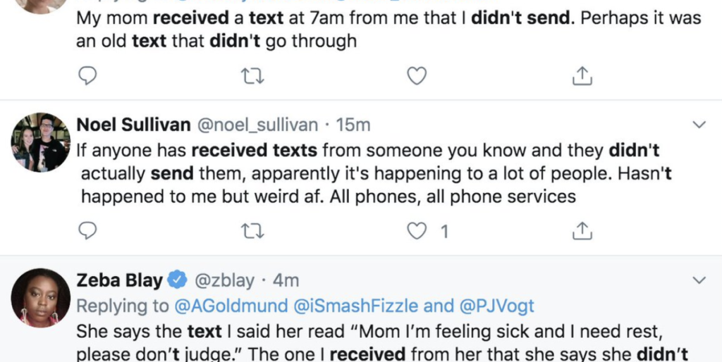 Si recibió un texto extraño esta semana, aquí está el por qué