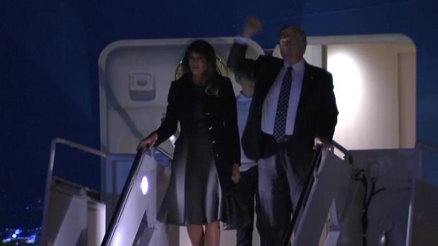 Trump sale de su primer chequeo médico