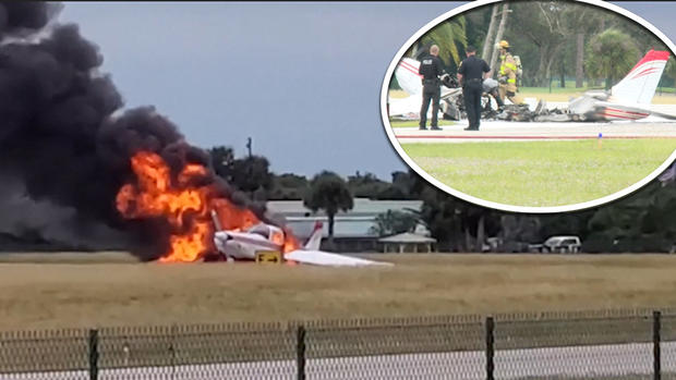 [TLMD - NAT] Explota y estalla en llamas: helicóptero se incendia con ocupantes adentro