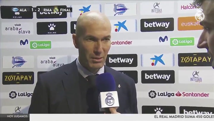 Zidane: “Ganar estos partidos nos da mucha confianza” Zidane: “Ganar estos partidos nos da mucha confianza”