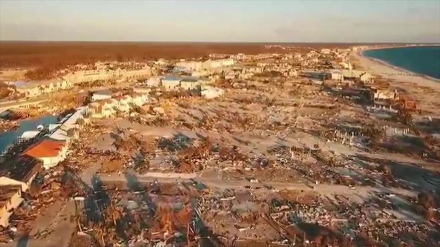 Pueblo fantasma: dron capta la devastación tras Michael
