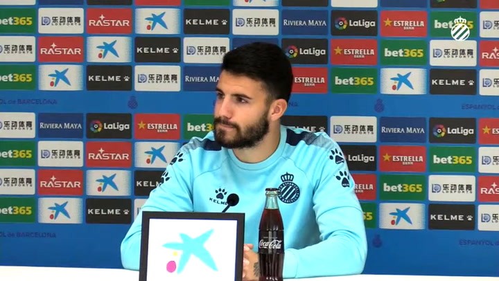 Rueda de prensa de Pipa (Espanyol) Rueda de prensa de Pipa (Espanyol)