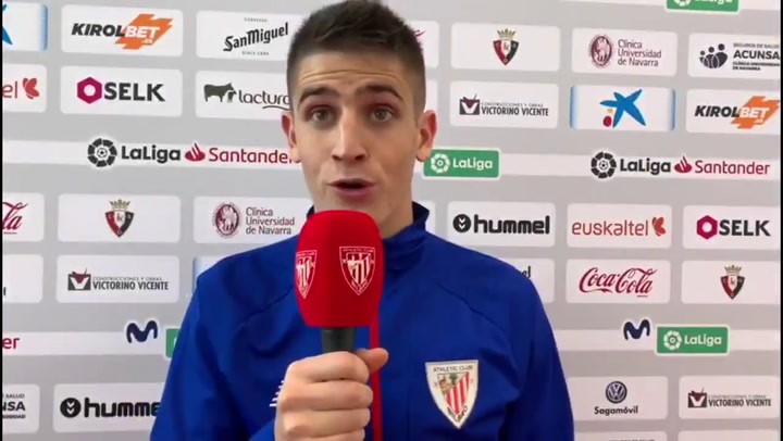 El mensaje de Oihan Sancet tras ser titular por primera vez con el Athletic.mp4 El mensaje de Oihan Sancet tras ser titular por primera vez con el Athletic.mp4