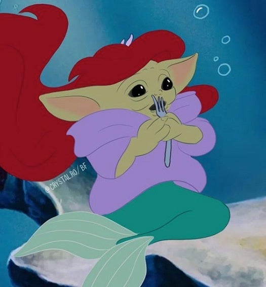 Bebé-Yoda-Sirenita