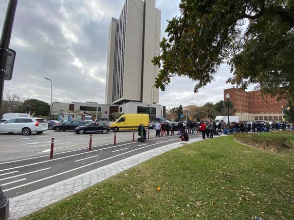 Aledaños del Sofía antes del Clásico