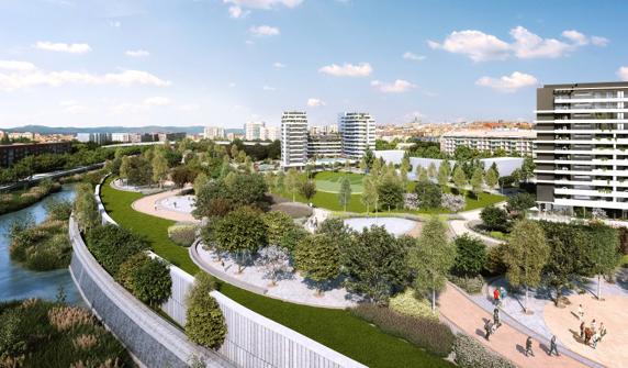 Los pisos que se construirán en los terrenos del antiguo Vicente Calderón.