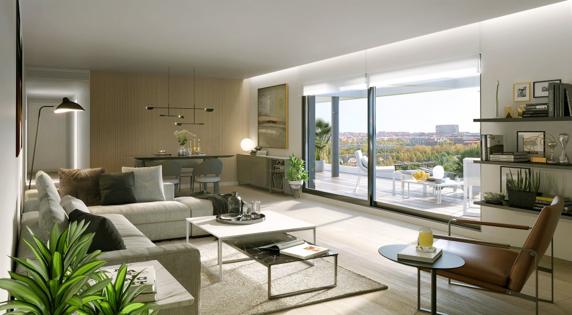 Los pisos que se construirán en los terrenos del antiguo Vicente Calderón.