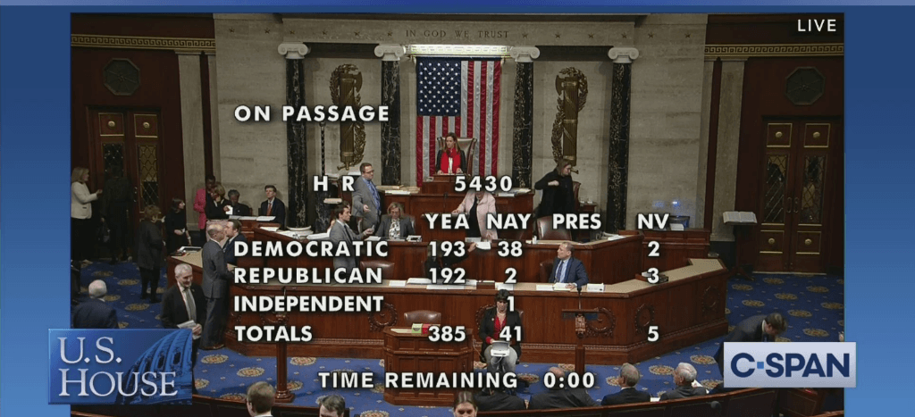Cámara baja de EU aprueba T-MEC