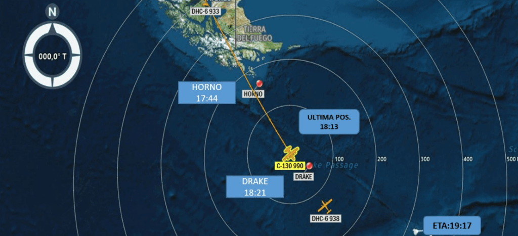 Desaparece avión militar chileno con 38 personas a bordo